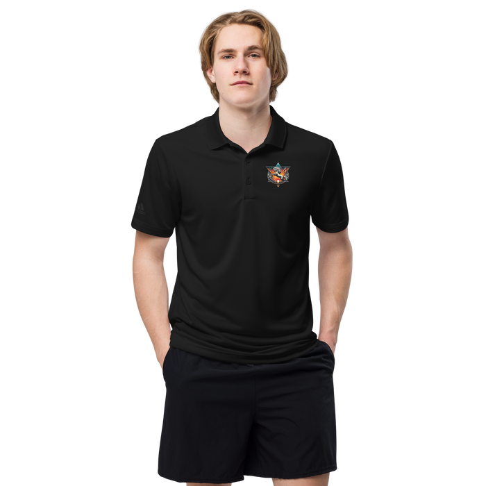 adidas Premium-Polo-Shirt Herren - Wild Horses are Wild