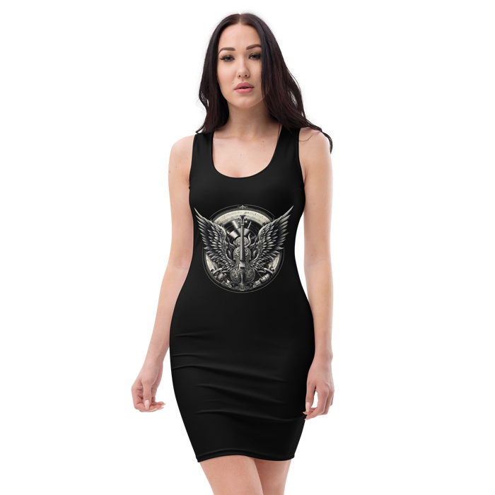 Schlauchkleid - Cello and Wings Wappen
