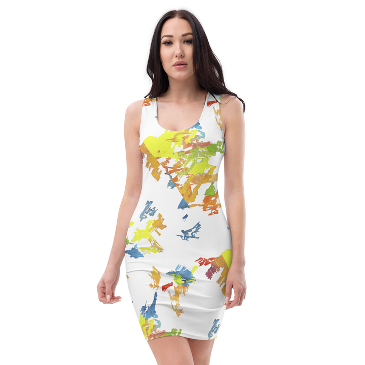 Enges Kleid - Beethoven, Ode an die Freude, weiss