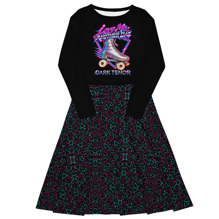 Midikleid: Love Me Another Day – Neon-Dreieck