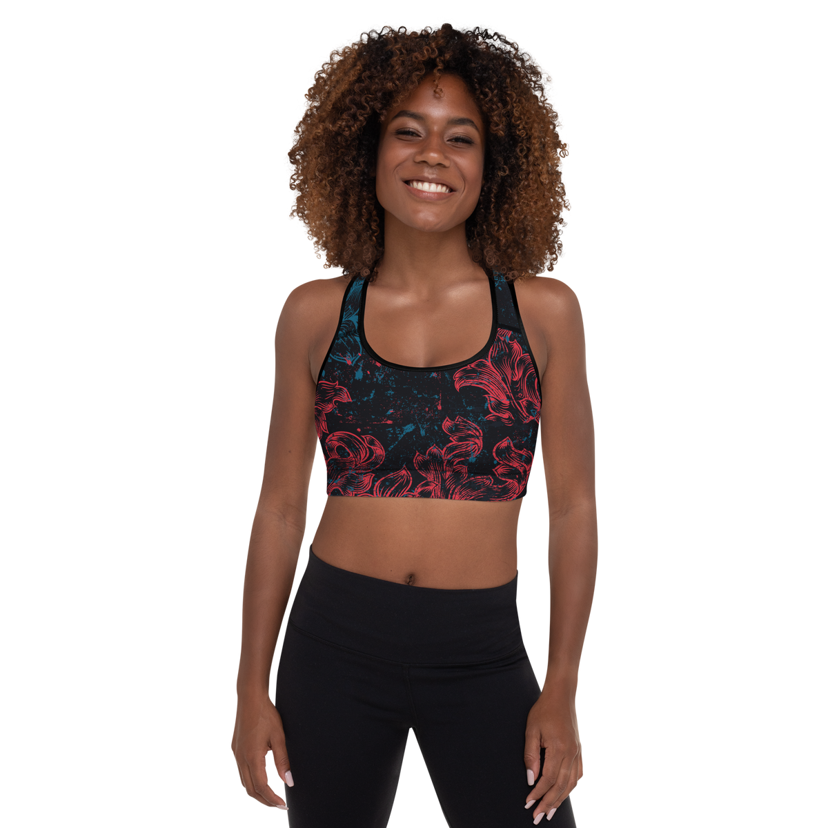 Polstret Sports BH - Crest Floral