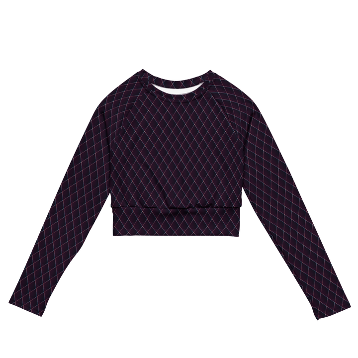 Recyceltes Langarm Crop Top Damen - Call on me