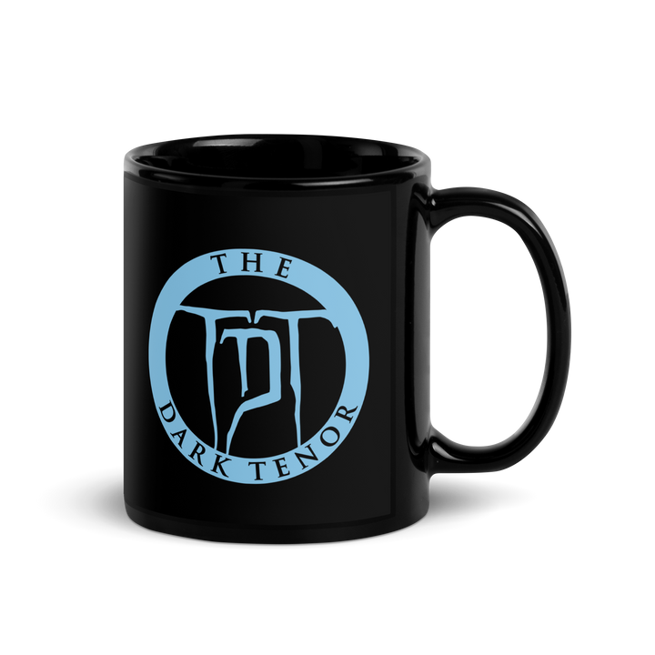 Schwarze glänzende Tasse - Mondscheinsonate ist Unforgettable