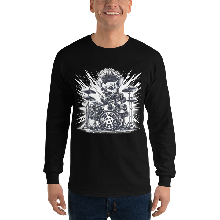 Langarmshirt Herren - Gizmo RoXX Drums