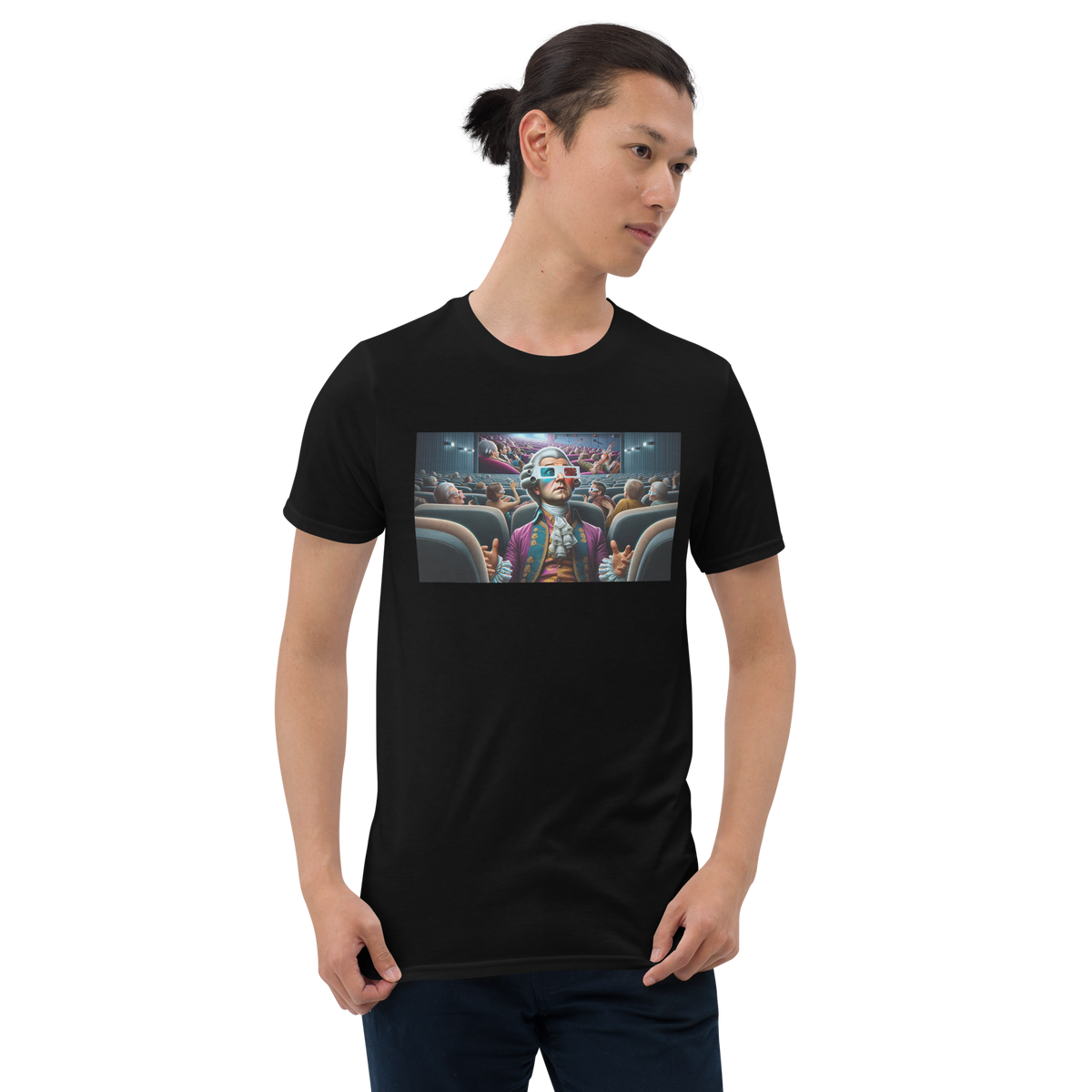 T-Shirt Herren - Mozart im 3D Kino