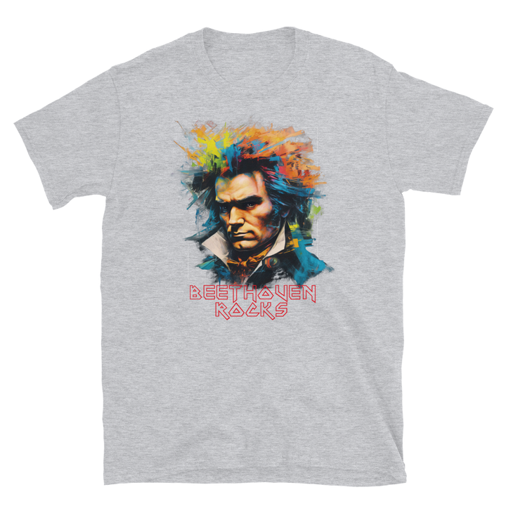 Herre T-shirt - Beethoven Rocks, Ode to Joy