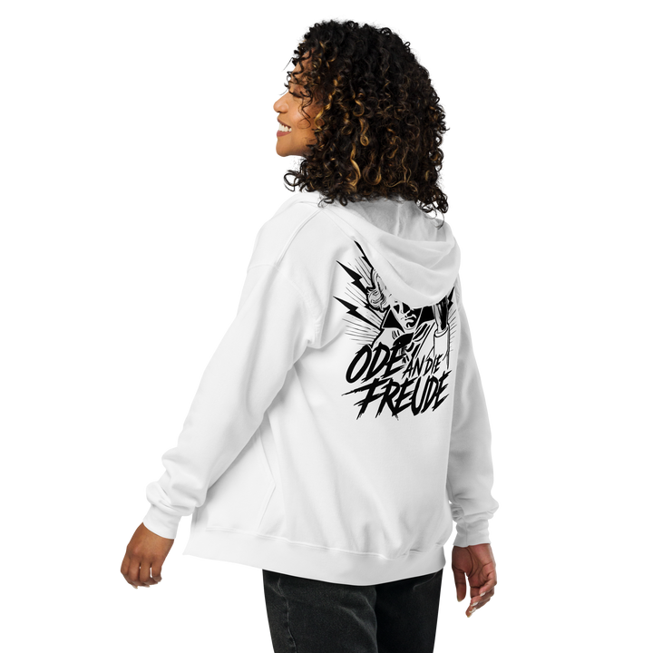 Zipper Hoodie Damen - Ode an die Freude - Pommesgabel