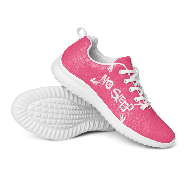 Women's sneakers - No Sleep (Nessun Dorma), pink white