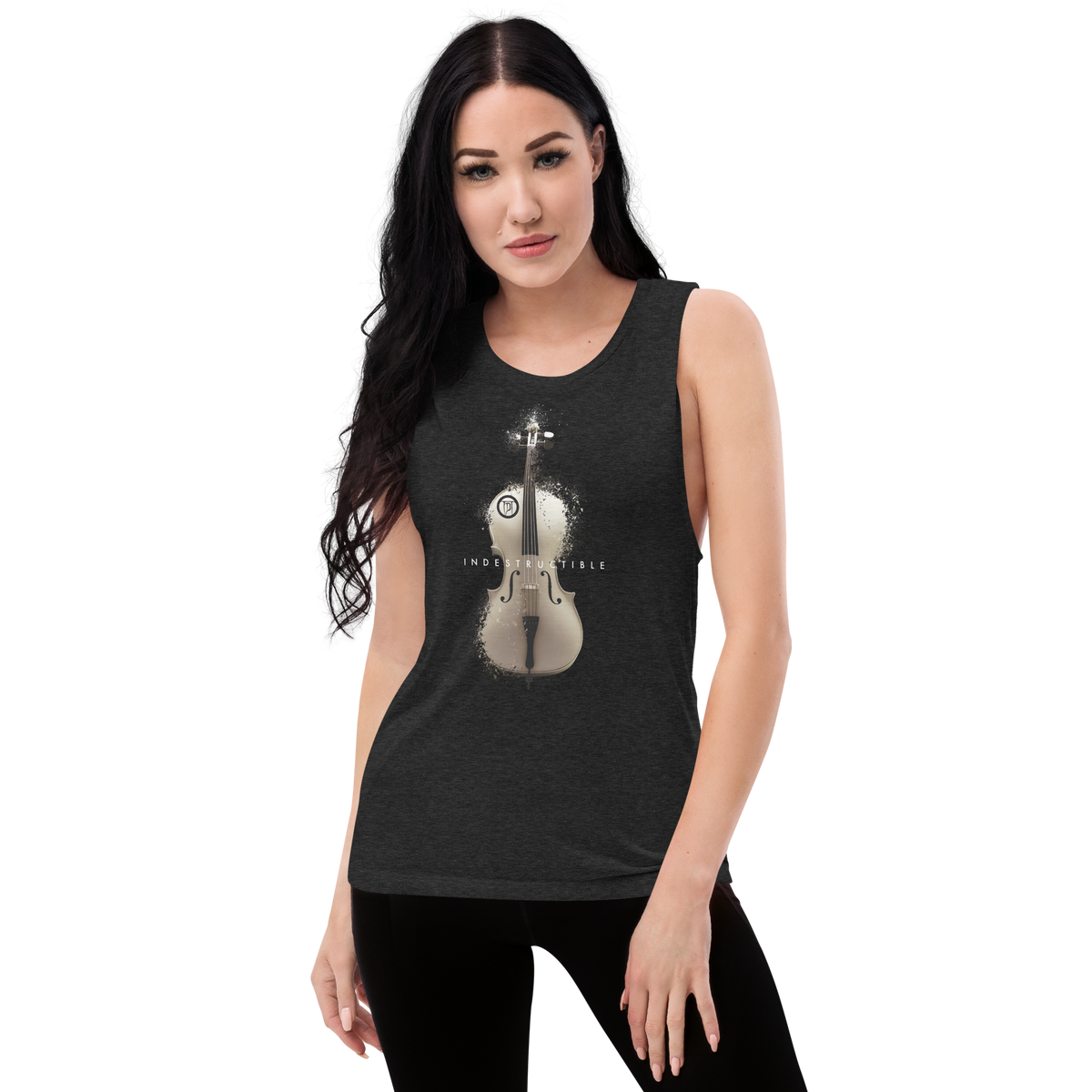 Women's Muscle Tank Top - Indestructible, Cello