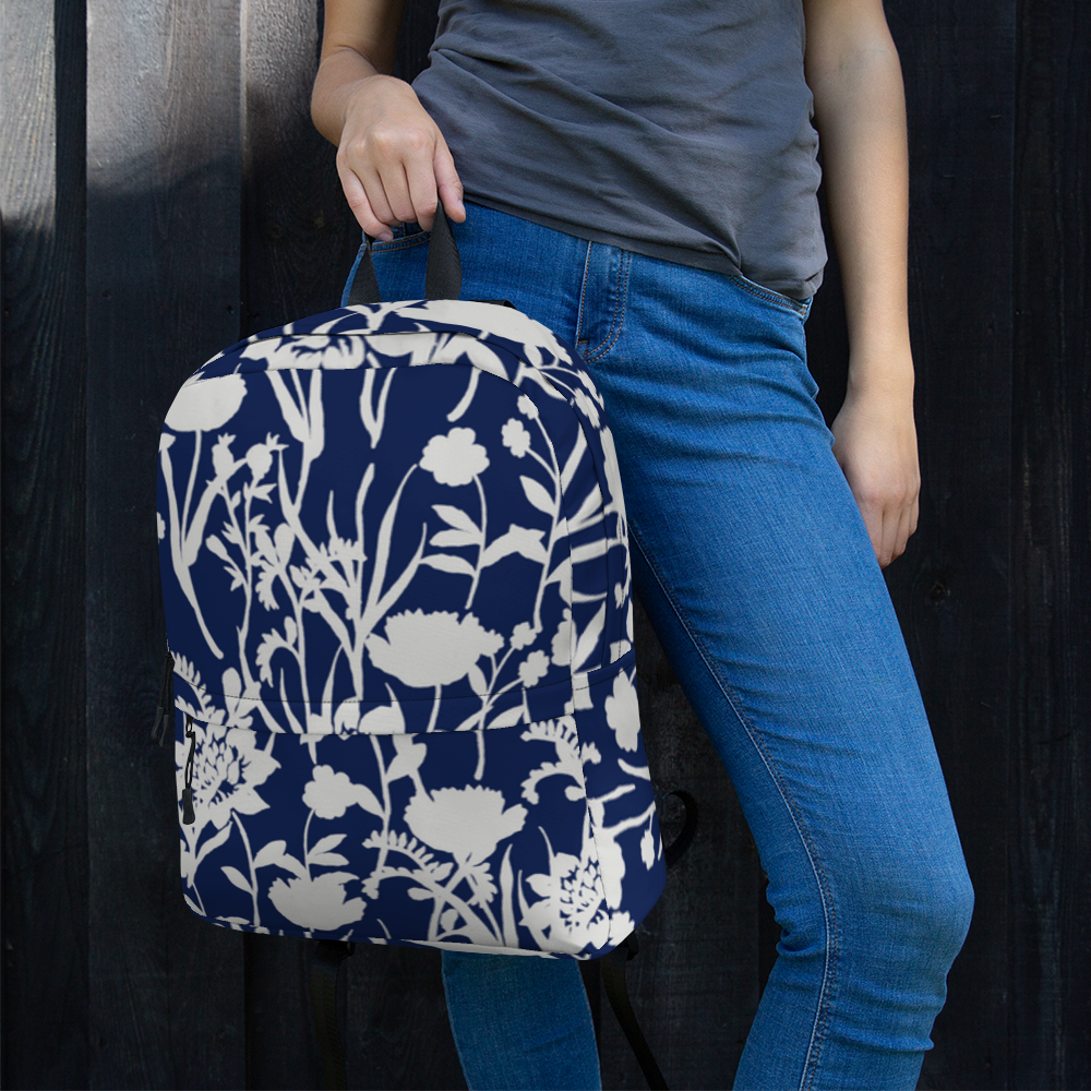 Rucksack - Blaue Blume