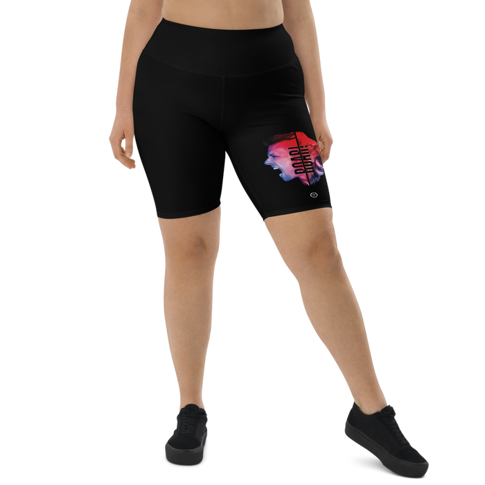 Radlerhose Damen - When You Roar, Schwarz