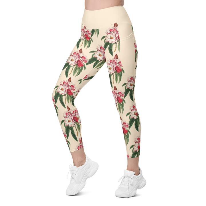 Leggings with pockets - Flora & Fauna 2