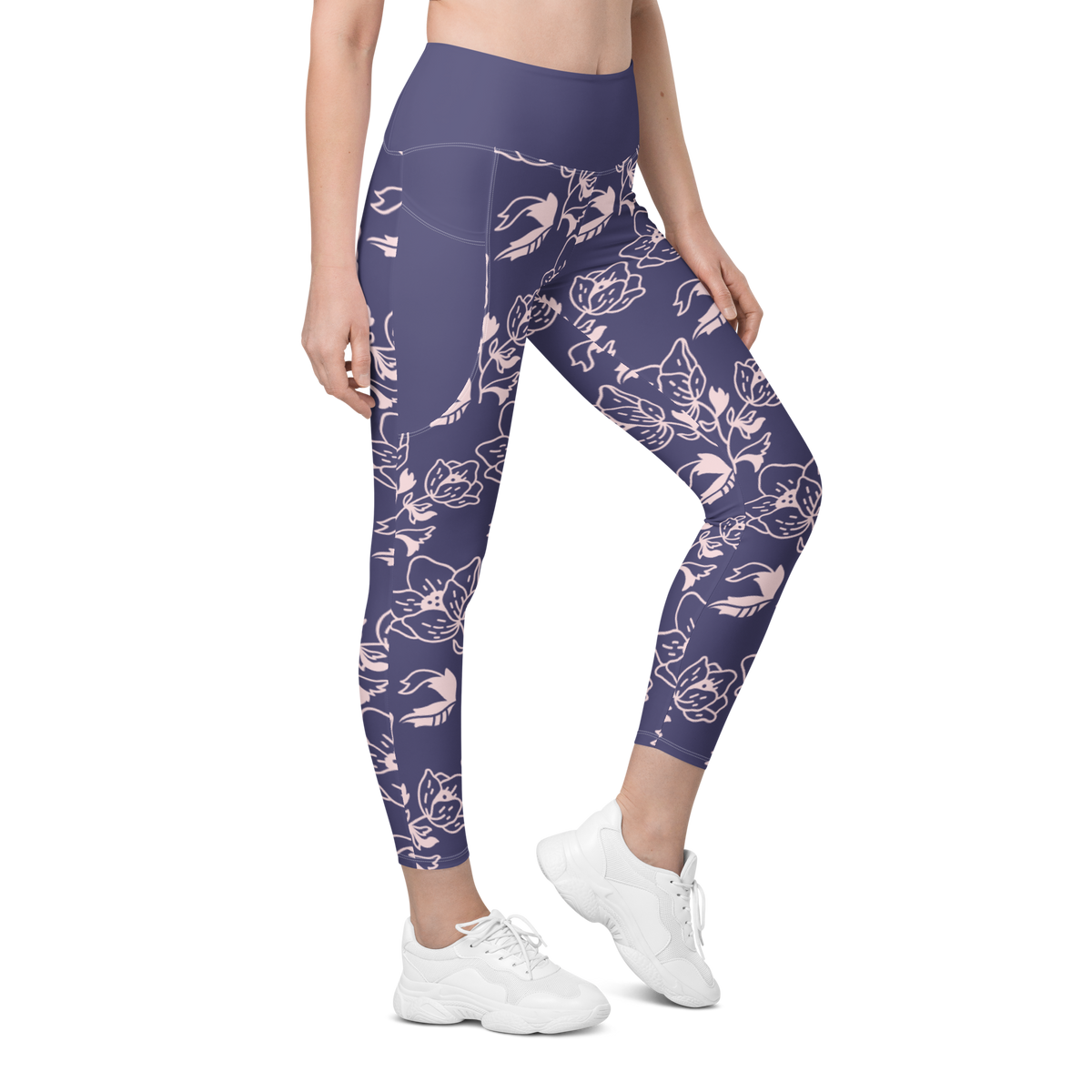 Leggings mit Taschen - Flora & Fauna