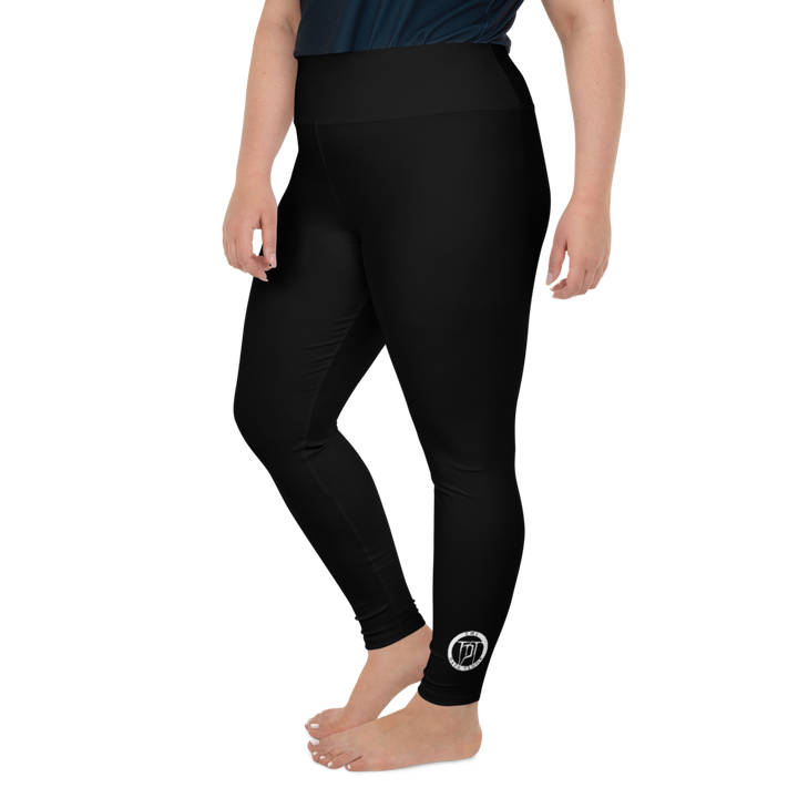 Leggings in Übergröße - Wappen, Schwarz