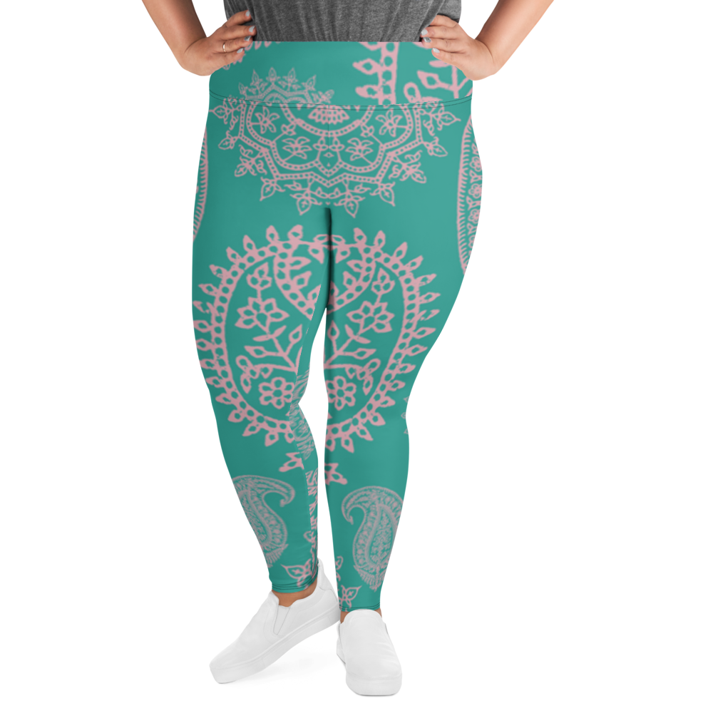 Leggings in Übergröße - Azur