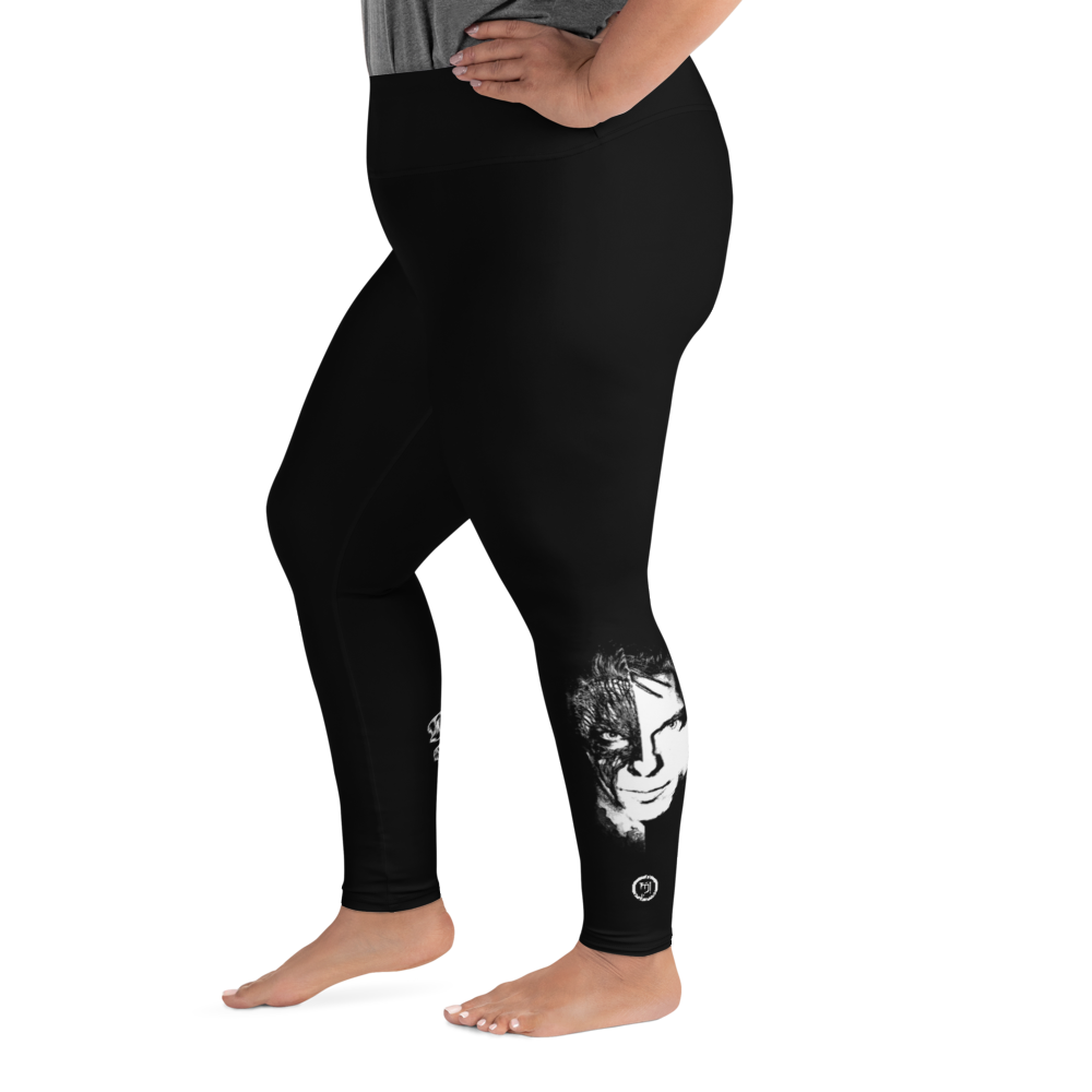 Leggings in Übergröße - The Phantom is Real, Evolution Series, Schwarz