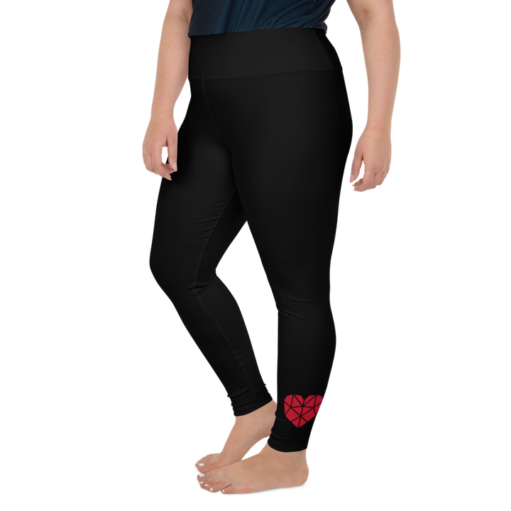 Leggings in Übergröße - Heart, I Love TDT