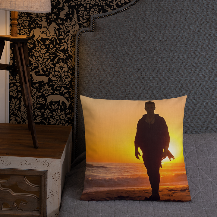 Kissen Premium - Sonnenuntergang in Namibia