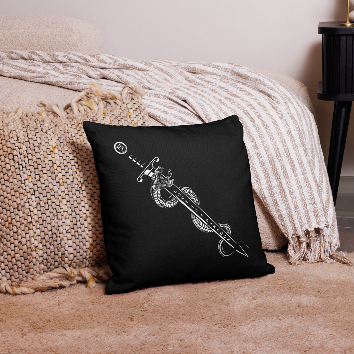 Premium-Kissen - Paradox, Sword & Snake