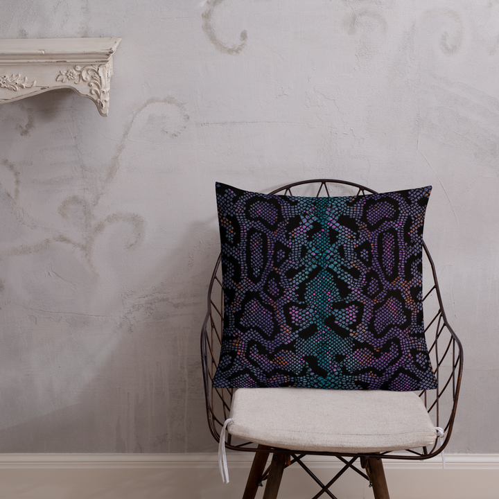 Premium-Kissen - Purple Snake