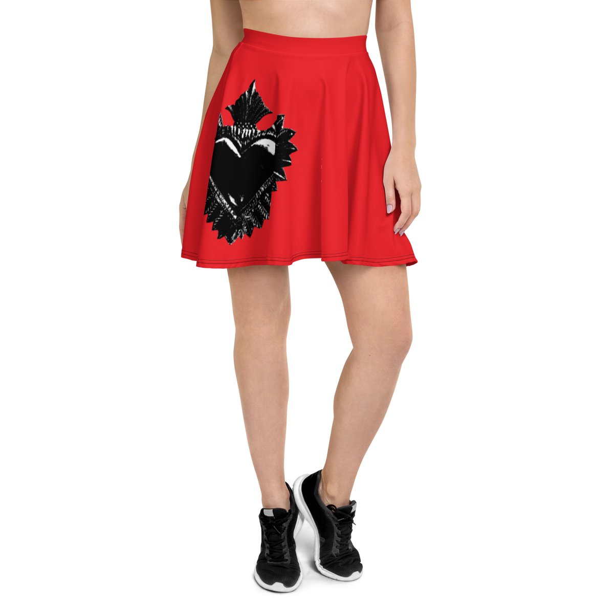 Rock Damen - Darker Hearts, rot