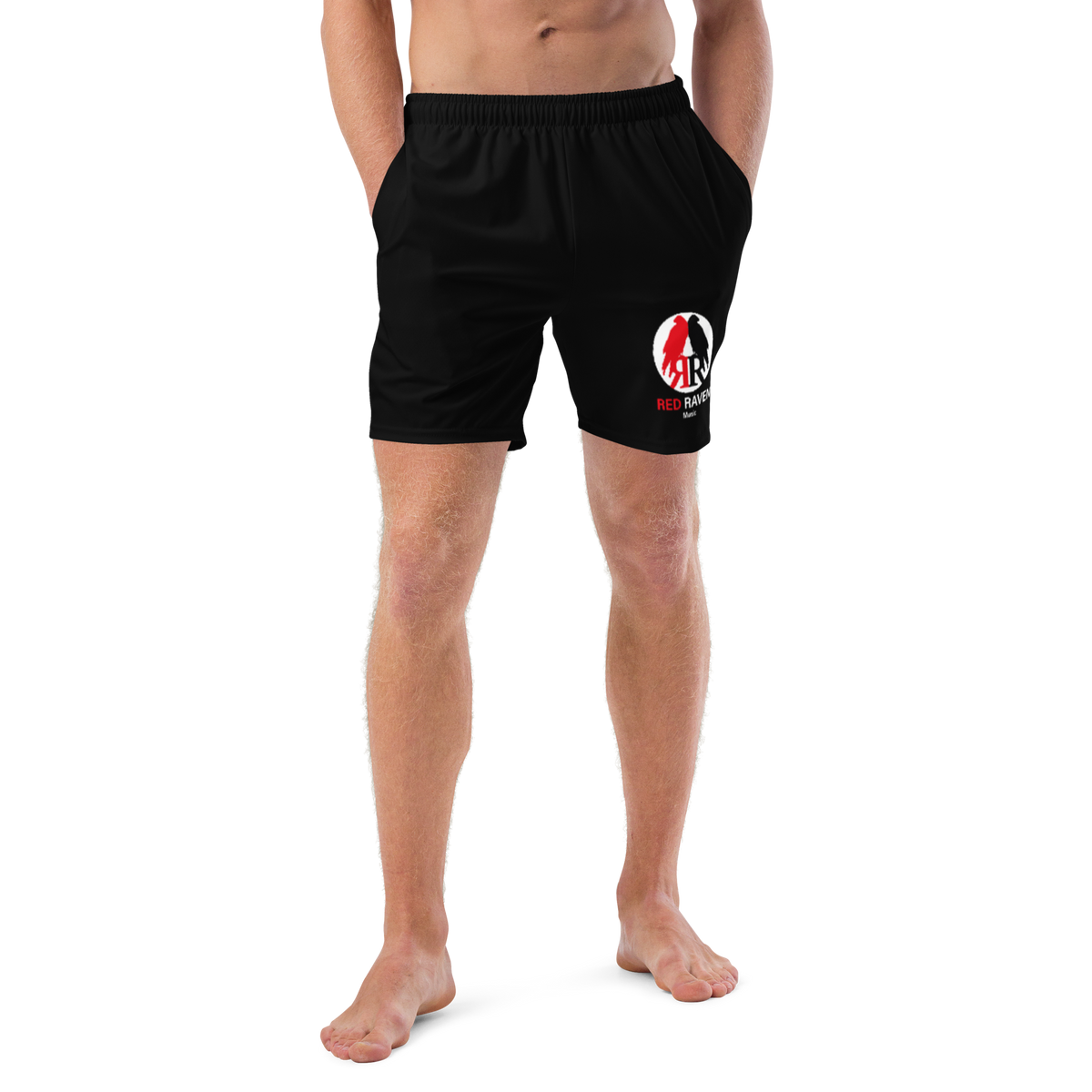 Badehose Herren - Red Raven Logo