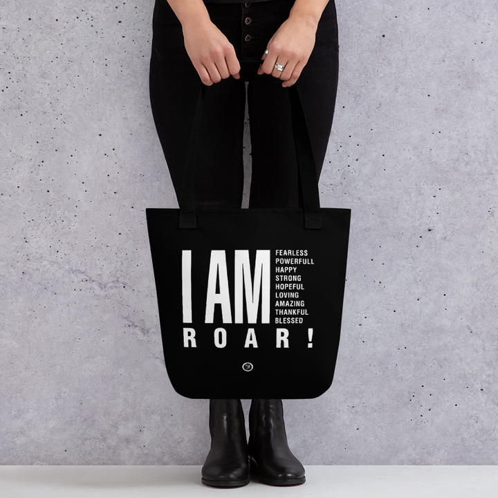 Tote bag - I am (Roar 2.0), White