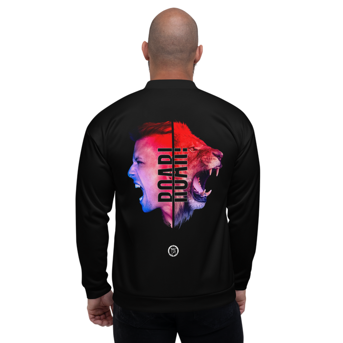 Bomberjacke Herren - When You Roar, Schwarz