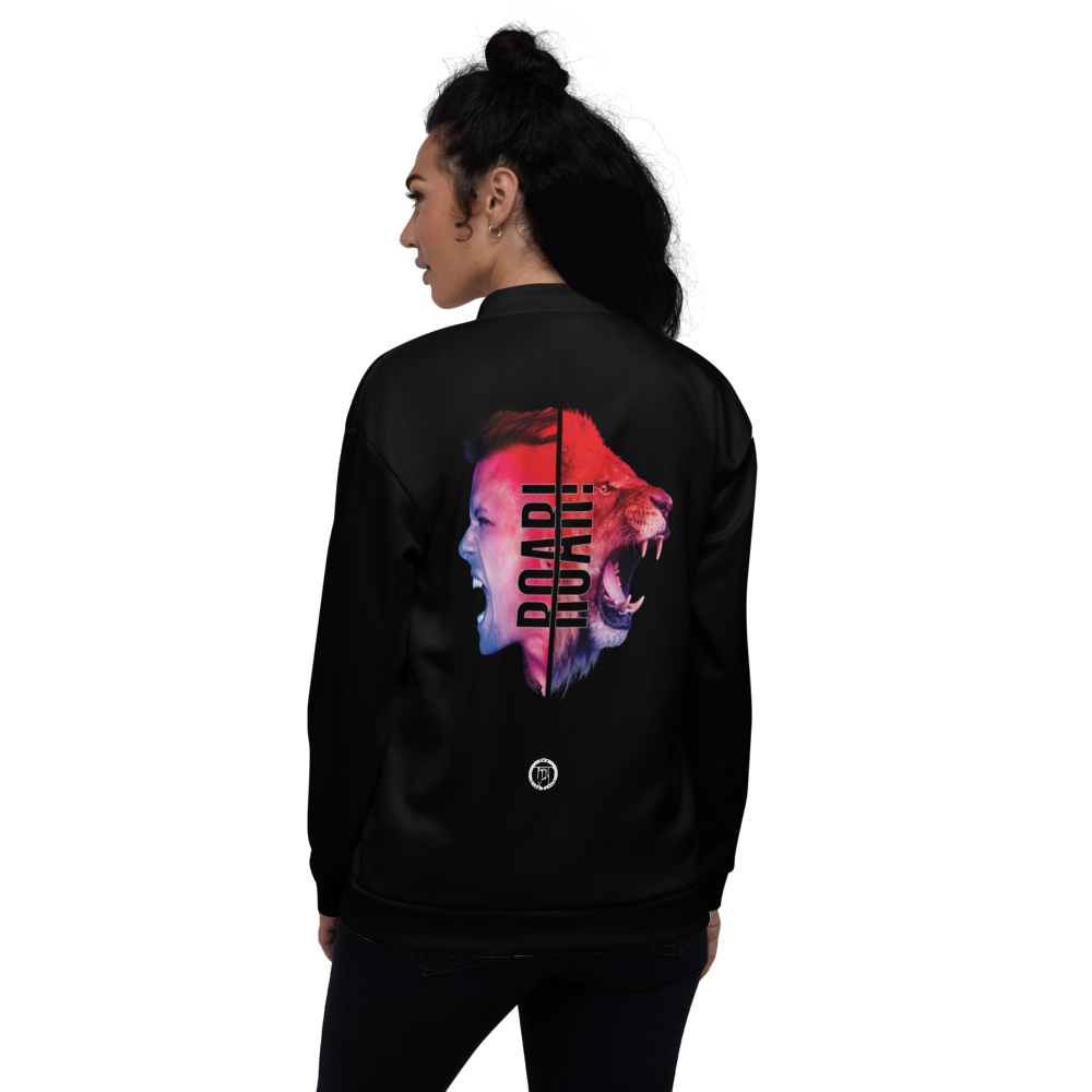 Bomber Jacket Women - When You Roar, Black