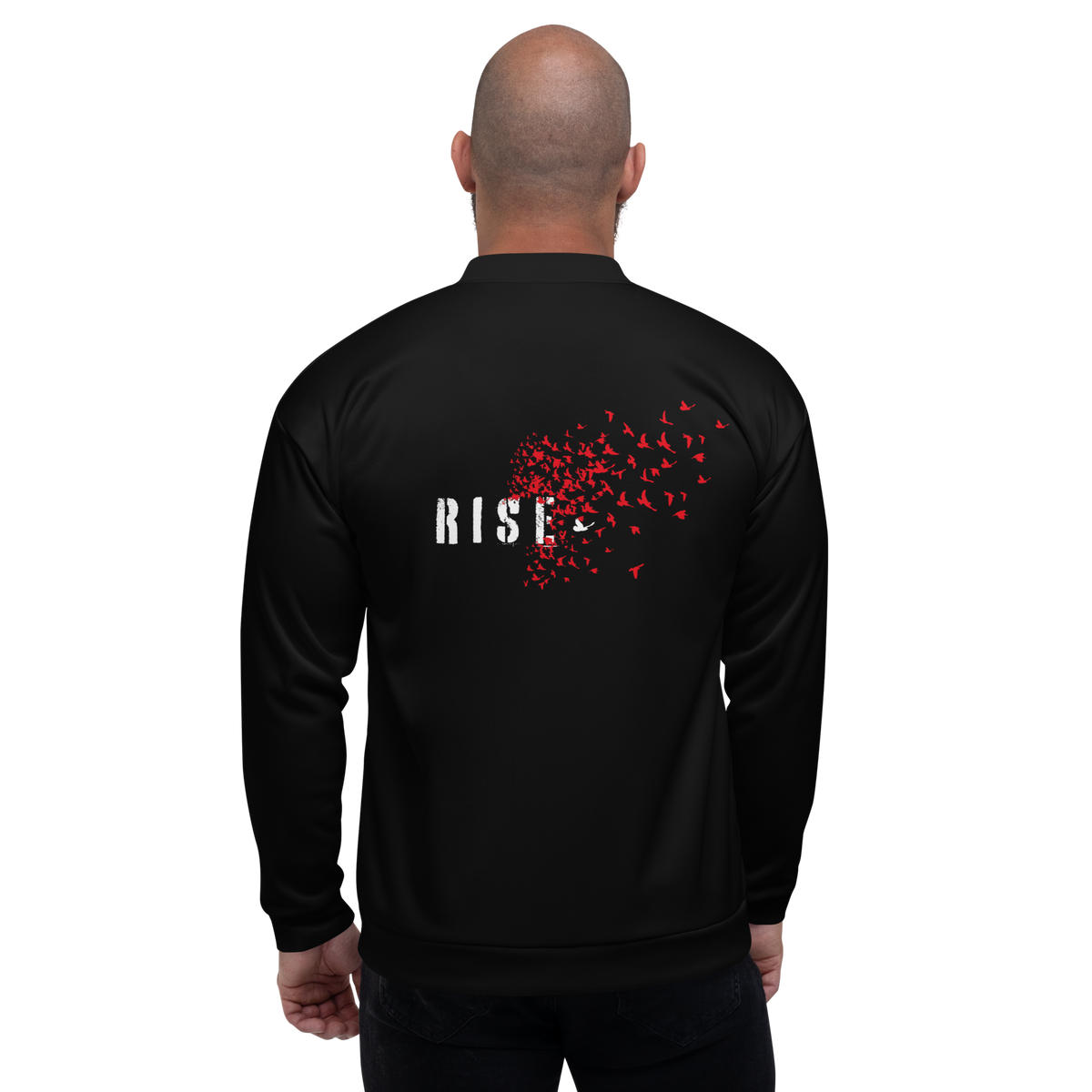 Bomberjacke Herren - Rise, Red Raven