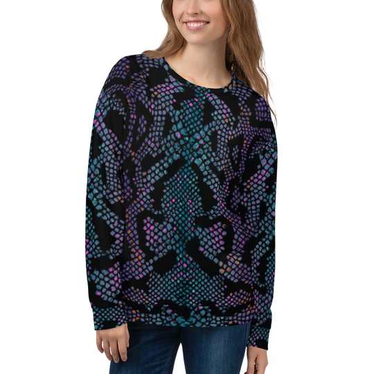 Pullover Damen - Purple Snake