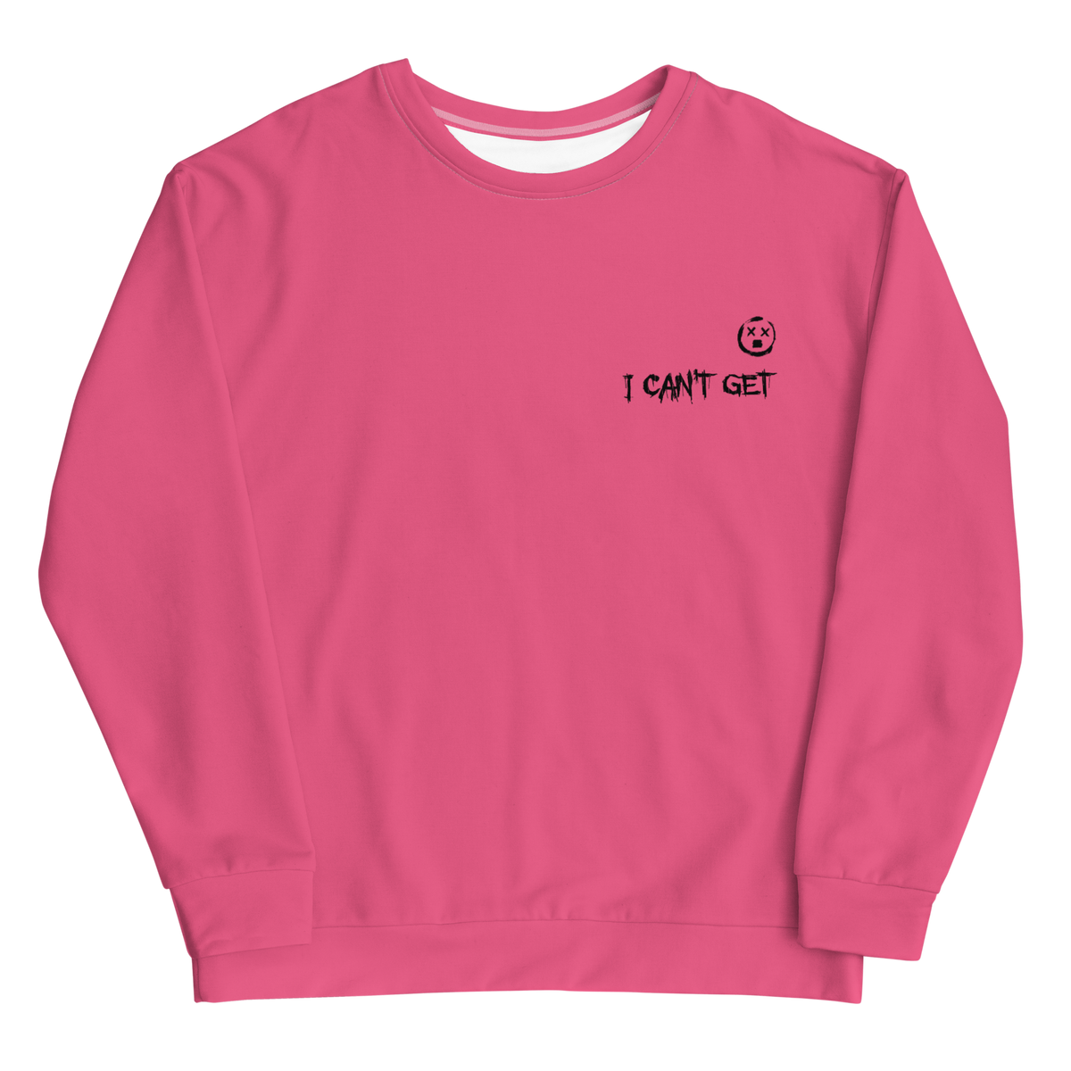 Unisex sweater - Eyes XX, No Sleep (Nessun Dorma), Pink Black