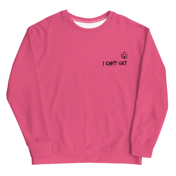 Unisex sweater - Eyes XX, No Sleep (Nessun Dorma), Pink Black