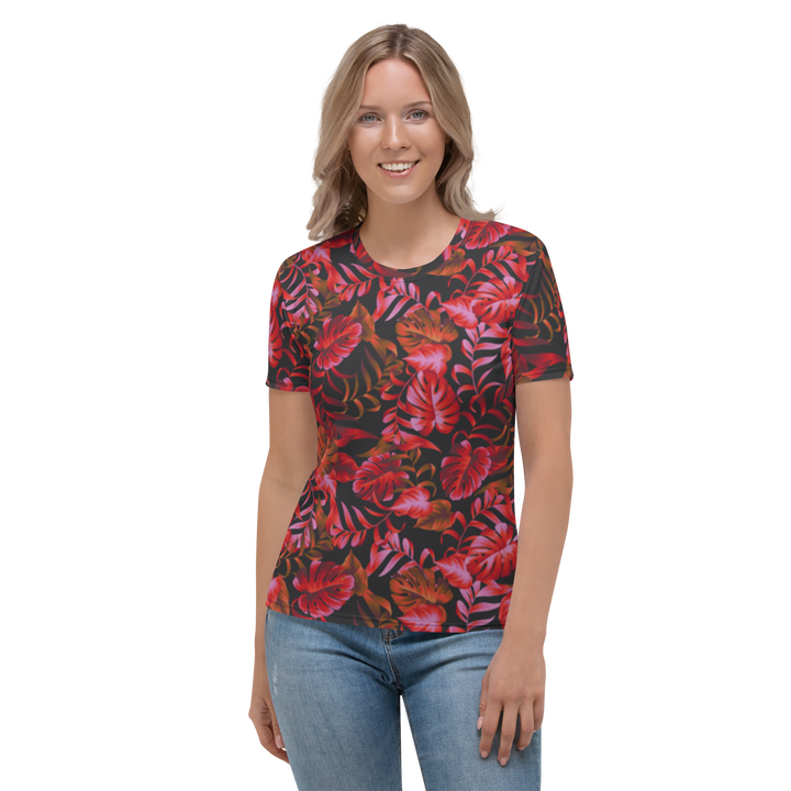 Premium T-Shirt Damen - Blätter der Nacht