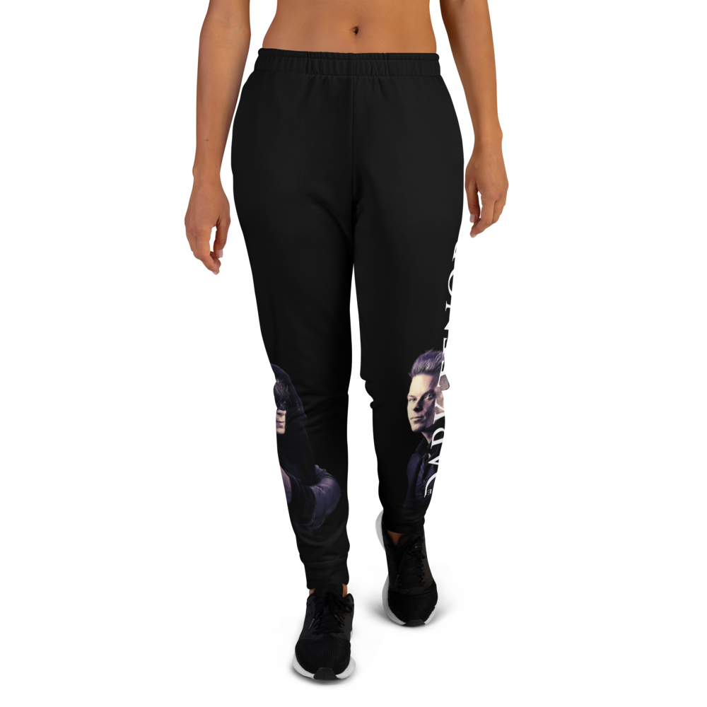 Jogginghose Damen - Ultraviolet Hearts, The Phantom & Billy, schwarz