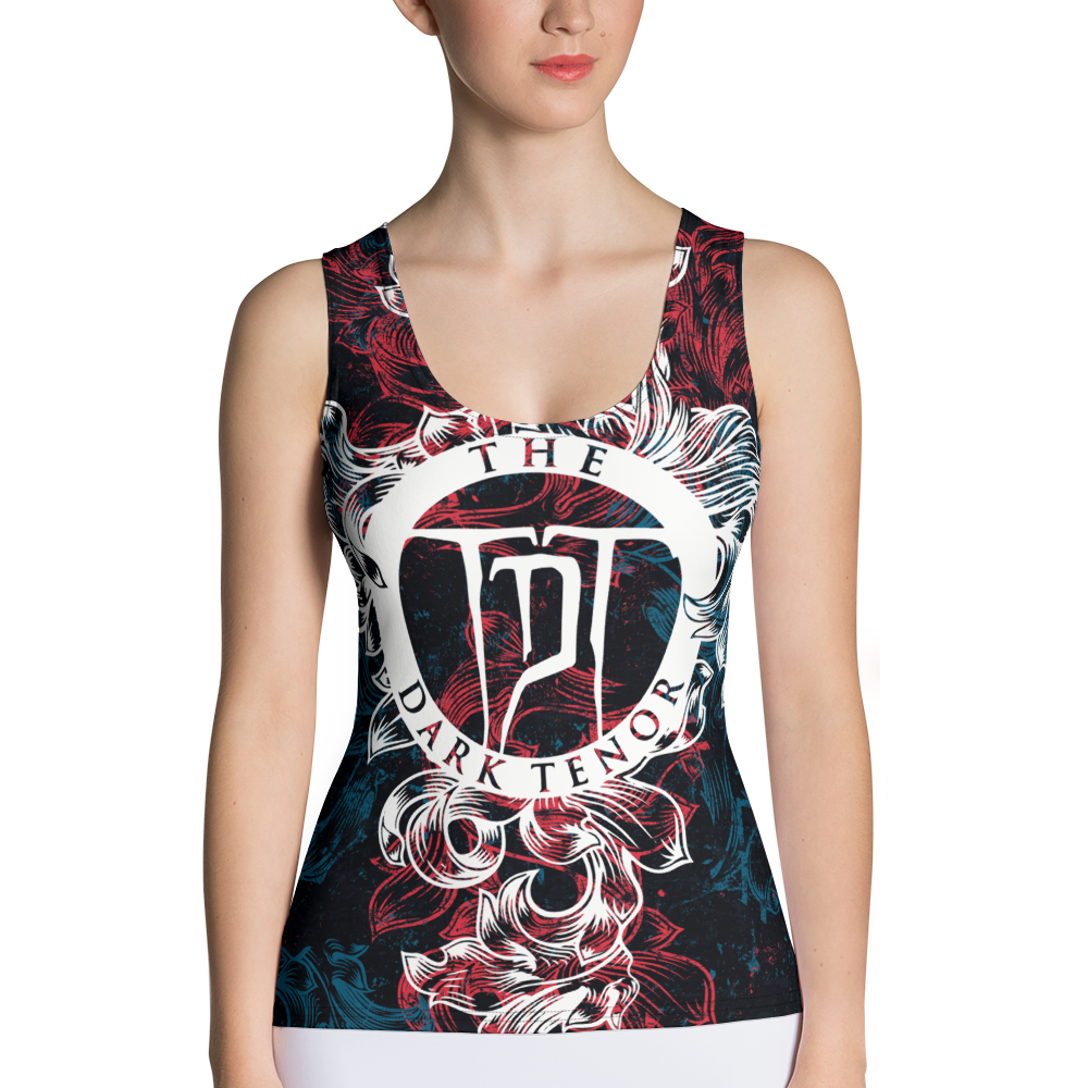 Tank Top Premium Hand-Sewn - Coat of Arms Floral