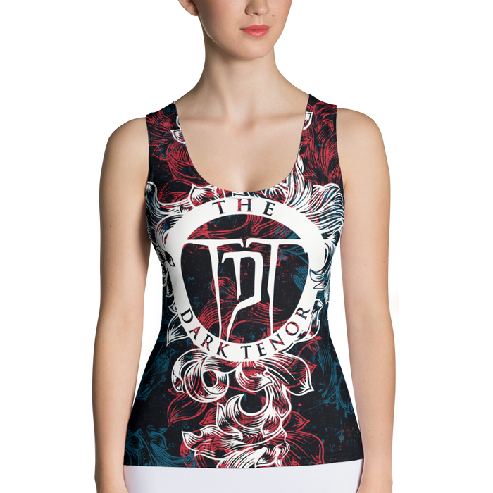 Tank-Top Premium Handgenäht - Wappen Floral