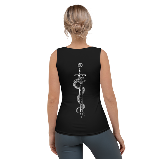 Premium tank top women - Paradox, Snake & Sword + Heart & Dagger