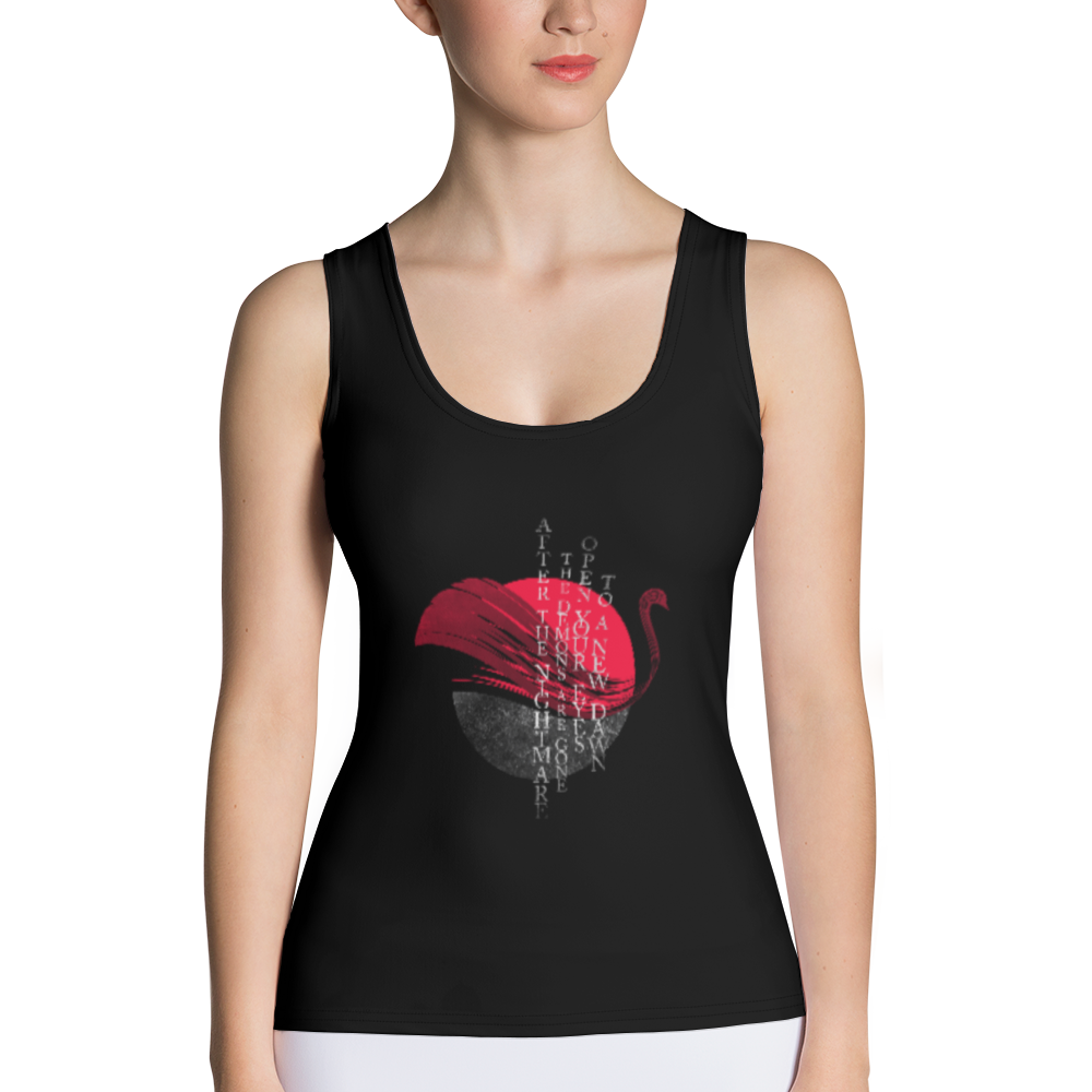Premium Tank-Top Damen - After the Nightmare, Lyrics Swan