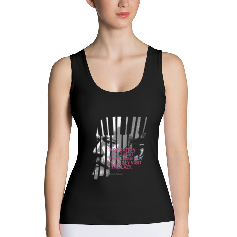 Premium Tank Top Women - Tchaikovsky Quote