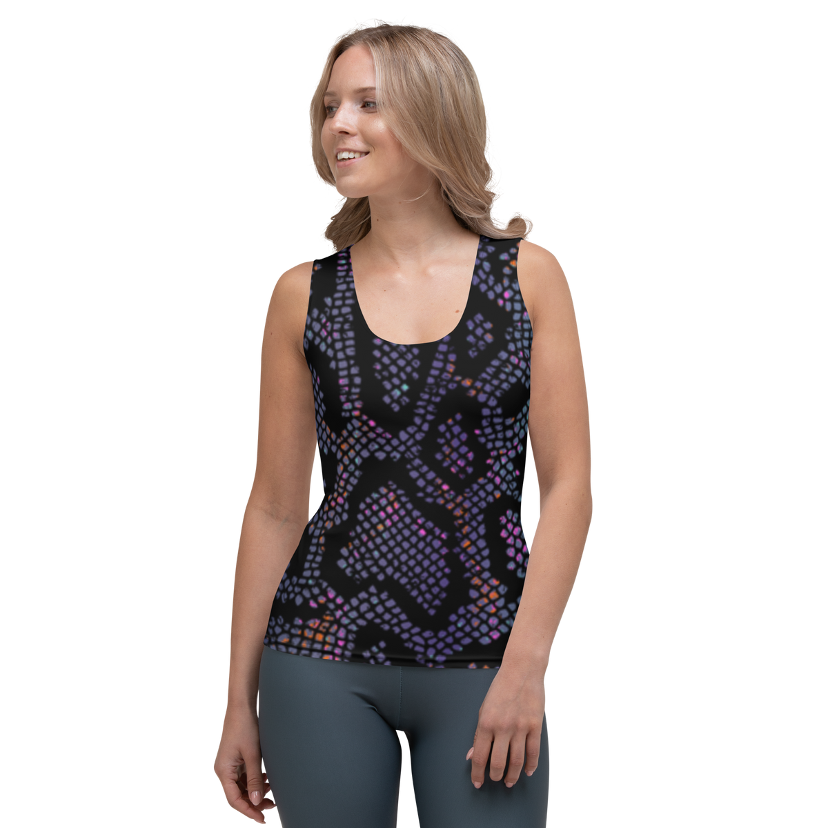 Premium tank top women - Purple Snake