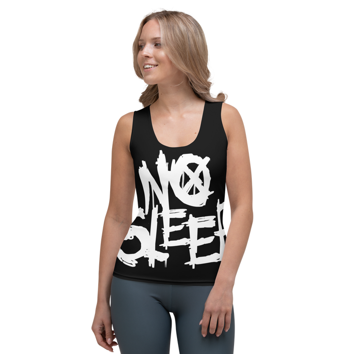 Premium Tank-Top Damen - No Sleep (Nessun Dorma), oversize letters