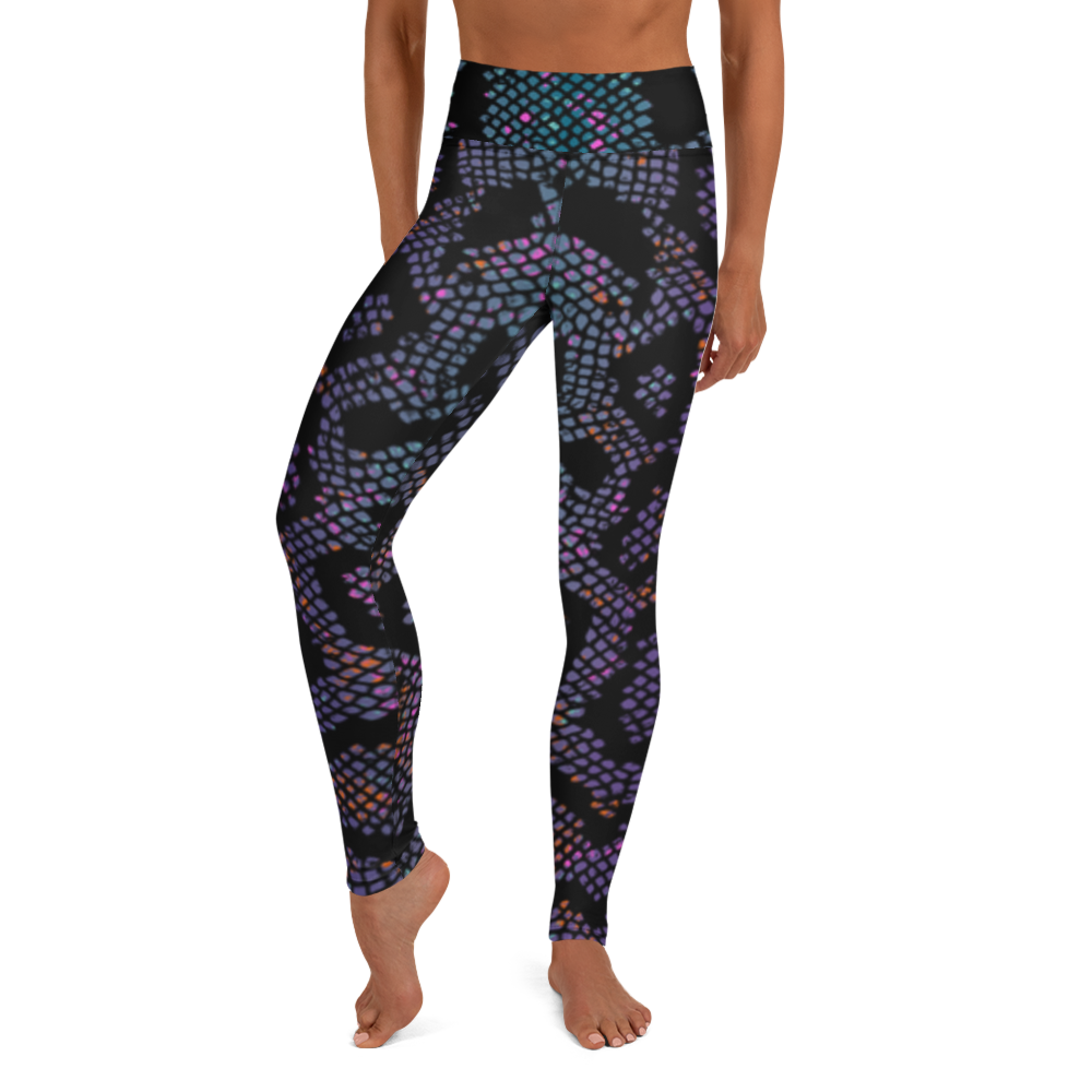 Leggings - Purple Snake