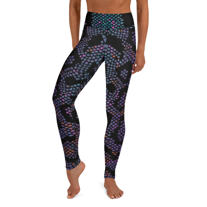 Leggings - Purple Snake
