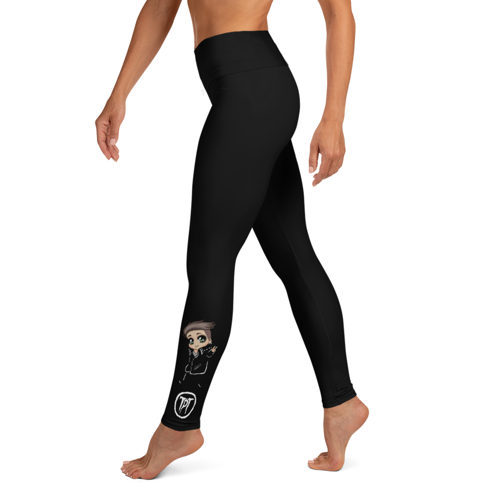 Leggings - Mini Dark Tenor Peace, Black
