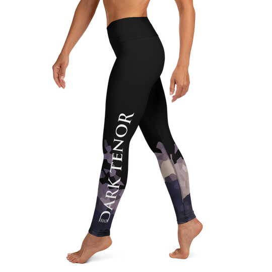 Leggings - Ultraviolet Hearts, black