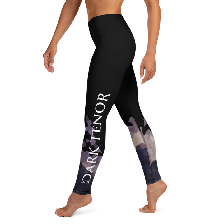 Leggings - Ultraviolet Hearts, black