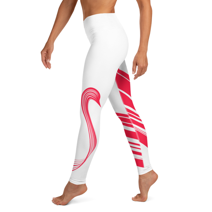 Leggings - After the Nightmare, Big Swan Rot Weiss