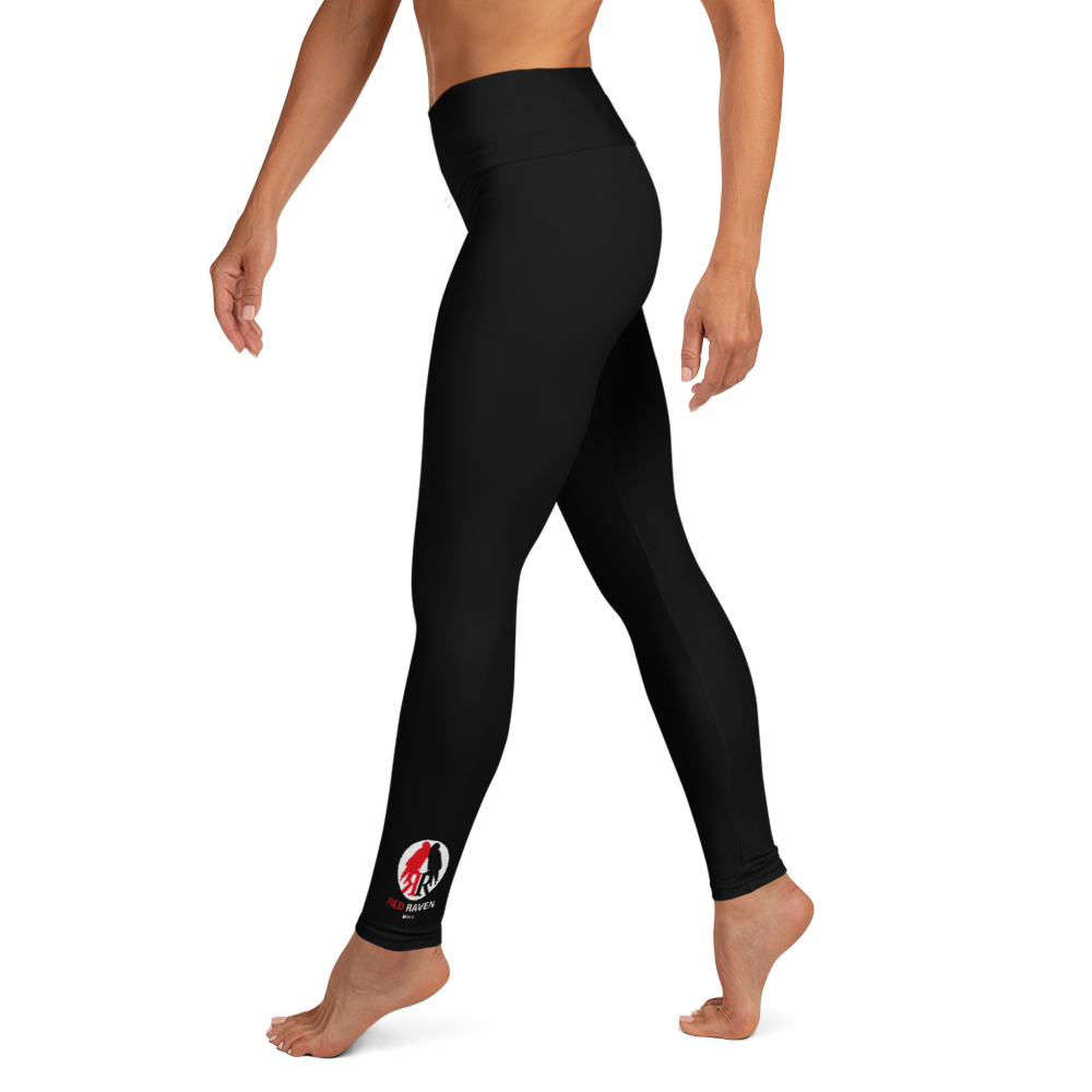 Leggings - Red Raven Music Logo, schwarz