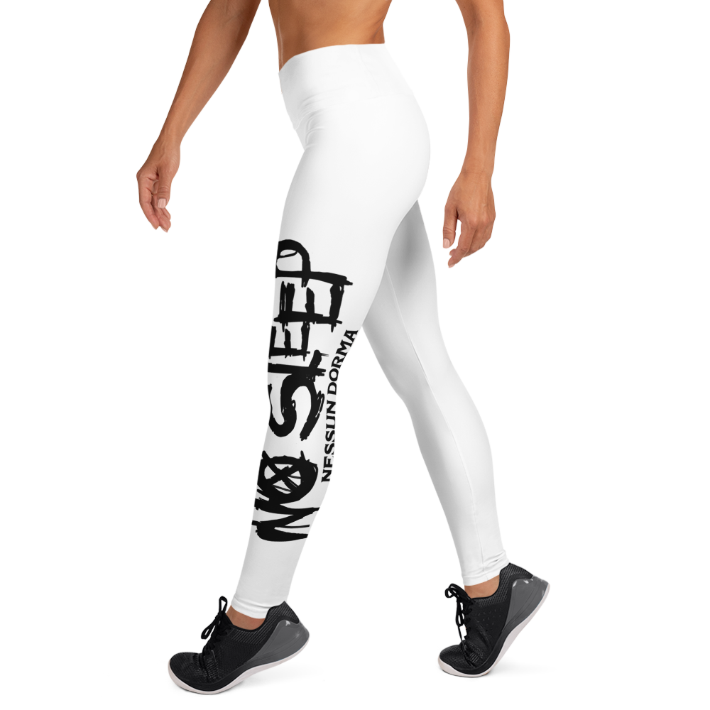 Leggings - No Sleep (Nessun Dorma), weiss